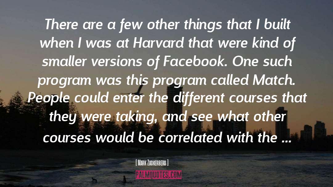 Different Courses quotes by Mark Zuckerberg