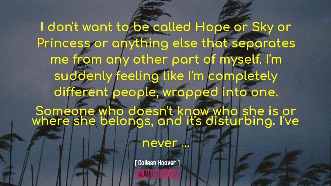 Different Courses quotes by Colleen Hoover