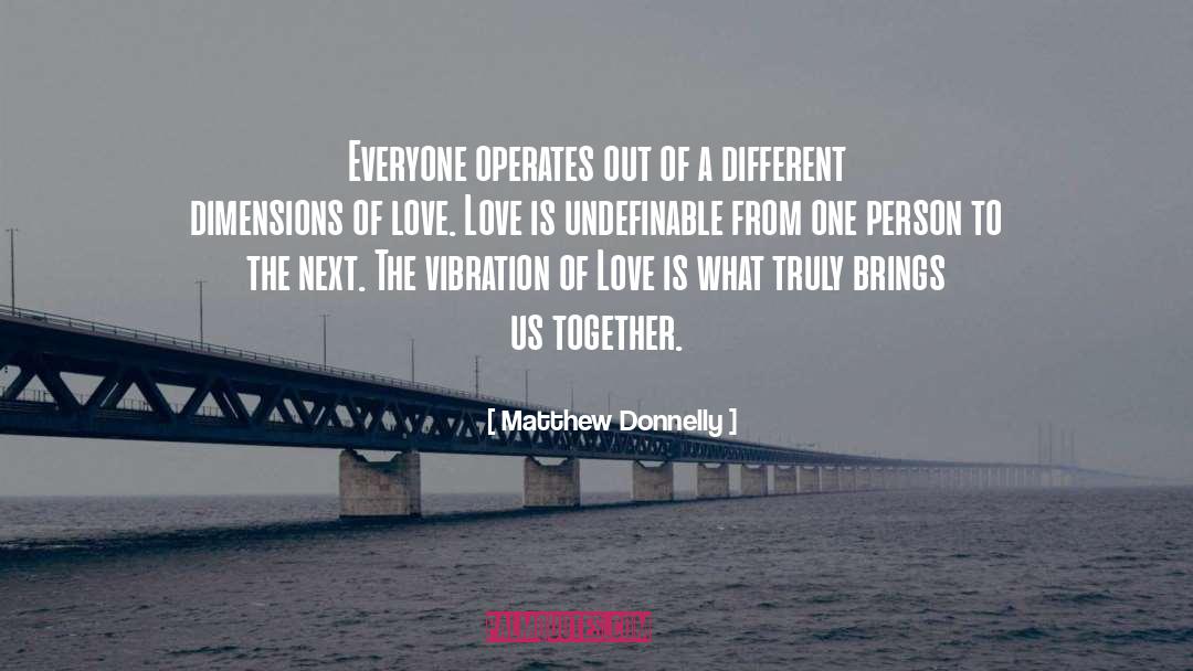 Different Dimensions quotes by Matthew Donnelly