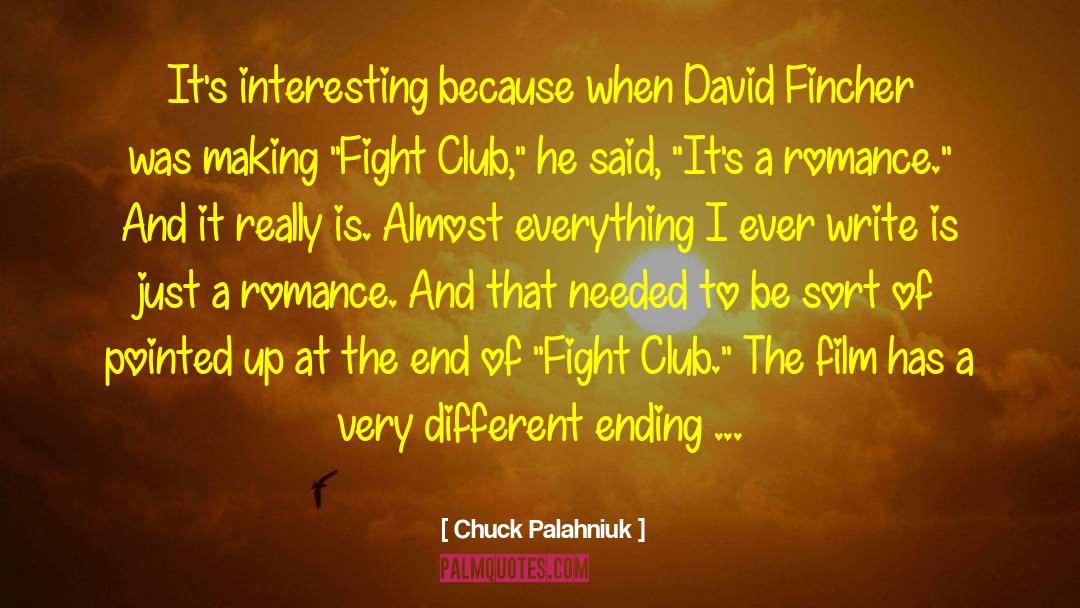 Different Ending quotes by Chuck Palahniuk