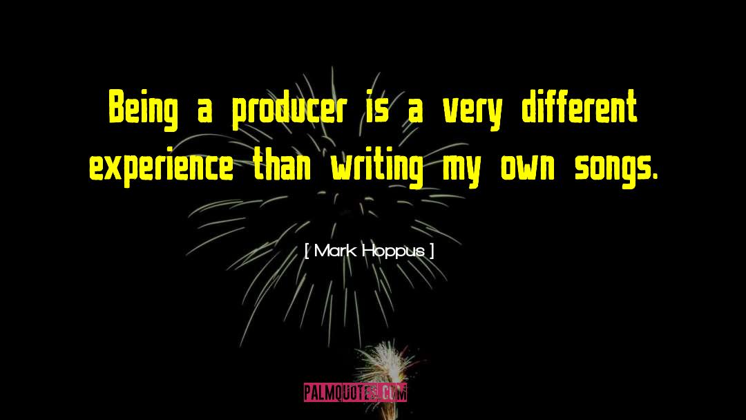 Different Experiences quotes by Mark Hoppus