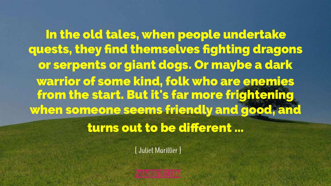 Different Faces quotes by Juliet Marillier