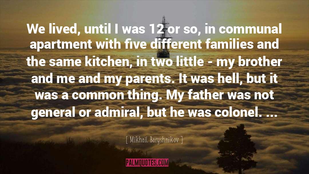 Different Families quotes by Mikhail Baryshnikov