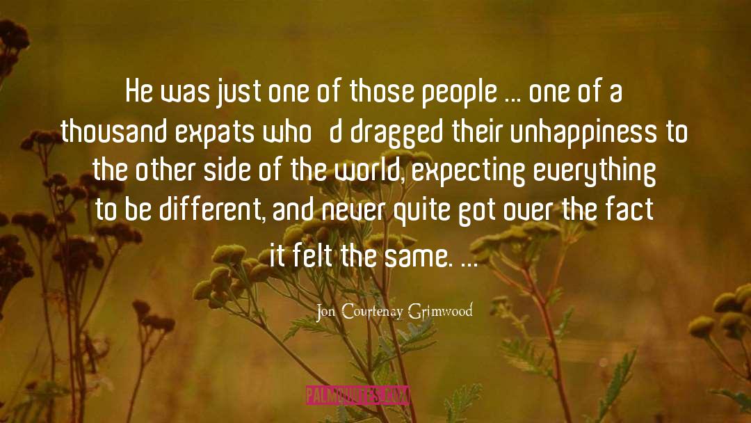 Different Feelings quotes by Jon Courtenay Grimwood