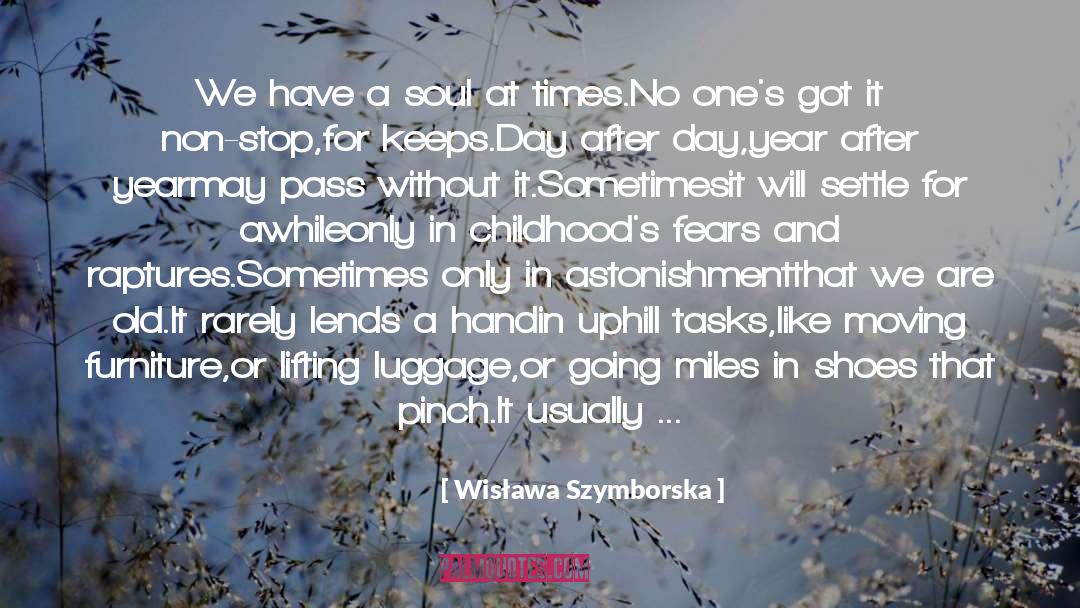 Different Feelings quotes by Wisława Szymborska