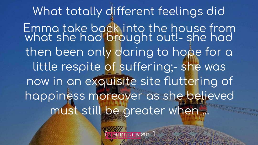 Different Feelings quotes by Jane Austen