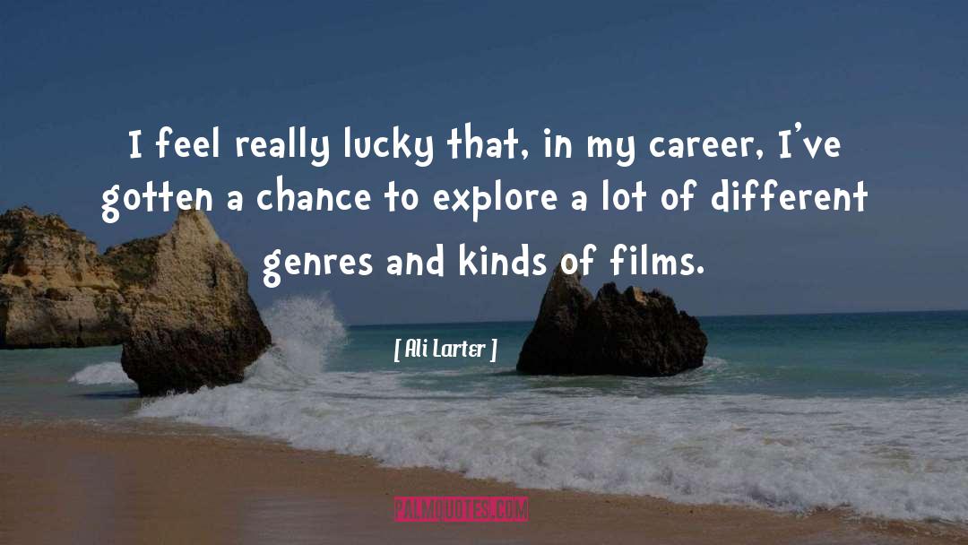 Different Genres quotes by Ali Larter