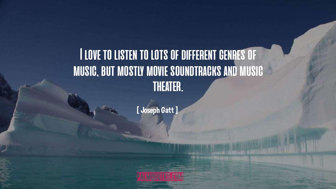 Different Genres quotes by Joseph Gatt