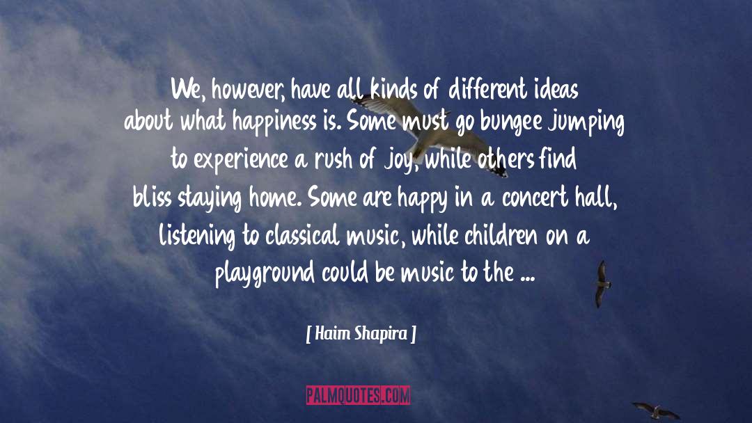 Different Ideas quotes by Haim Shapira
