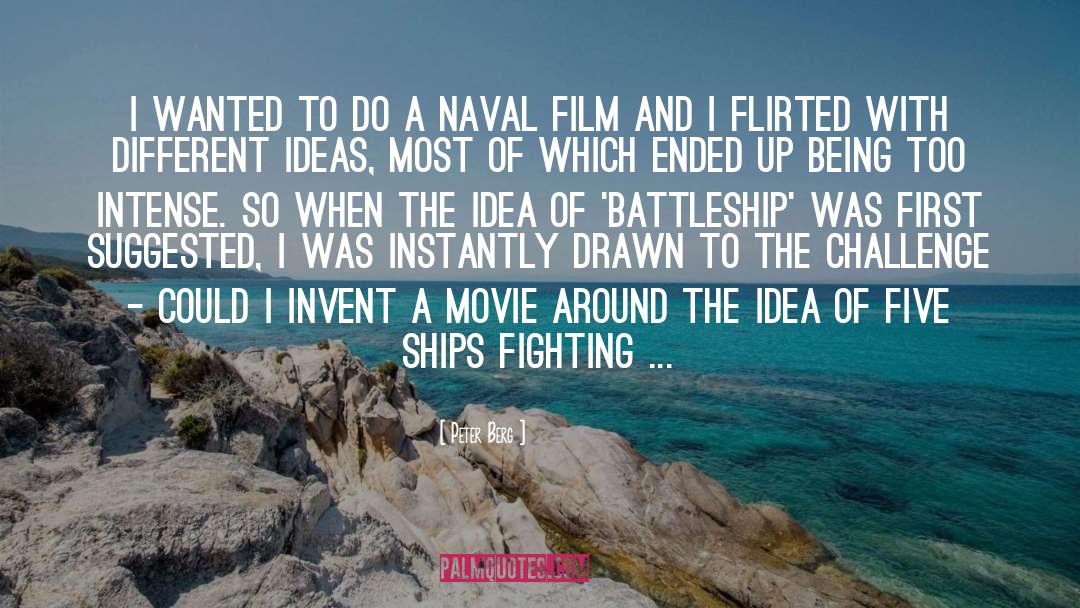 Different Ideas quotes by Peter Berg