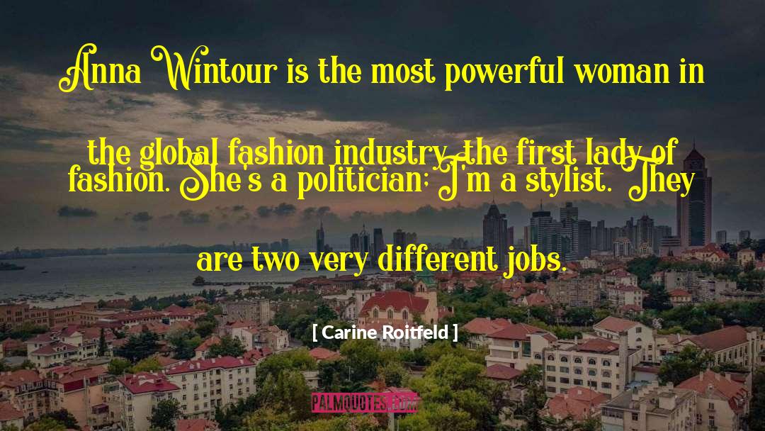 Different Jobs quotes by Carine Roitfeld