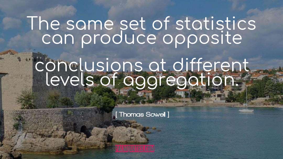 Different Levels quotes by Thomas Sowell