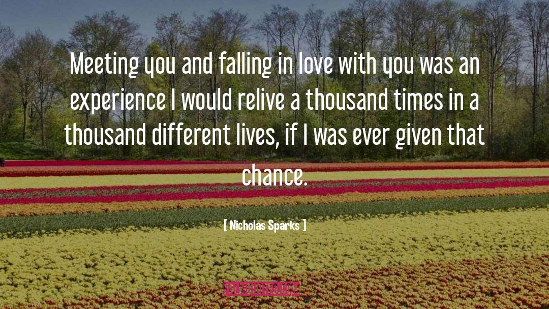 Different Lives quotes by Nicholas Sparks