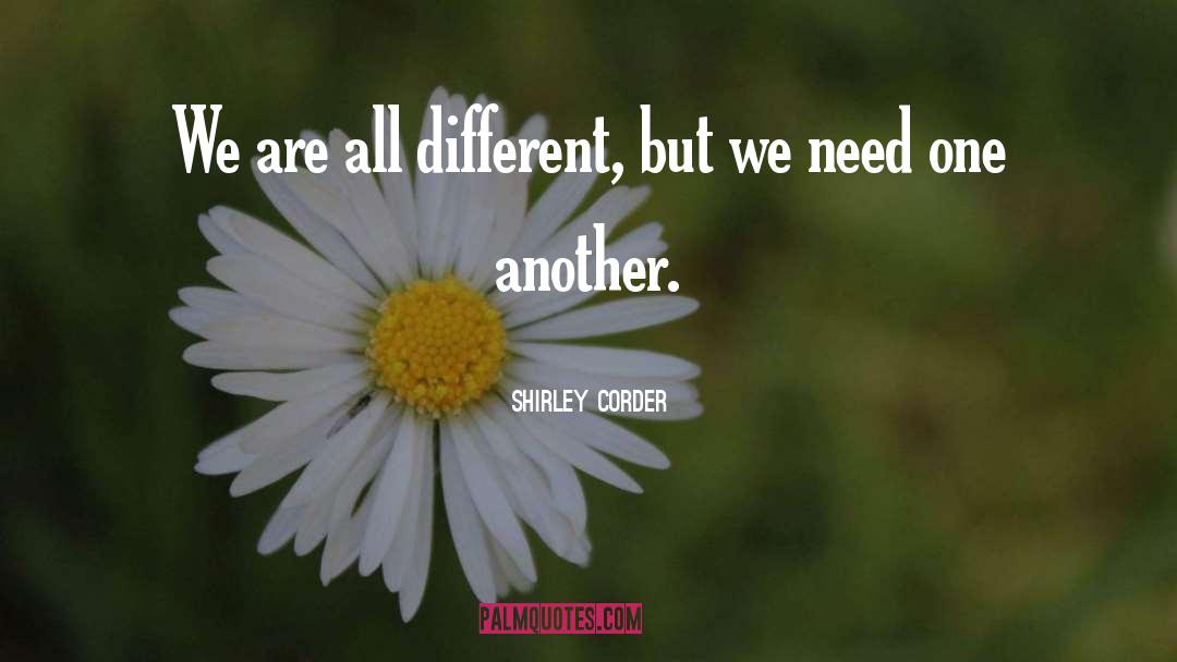 Different Me quotes by Shirley Corder
