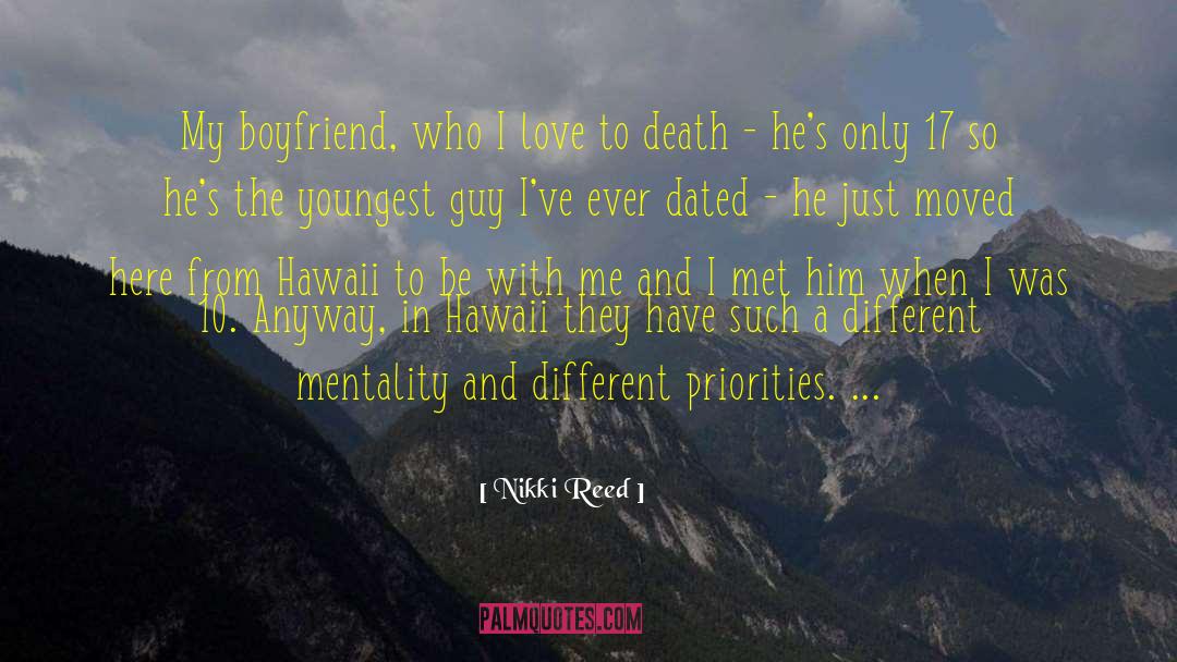 Different Mentality quotes by Nikki Reed