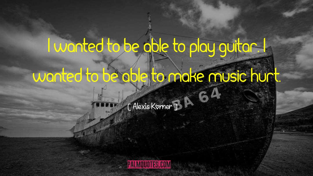 Different Music quotes by Alexis Korner