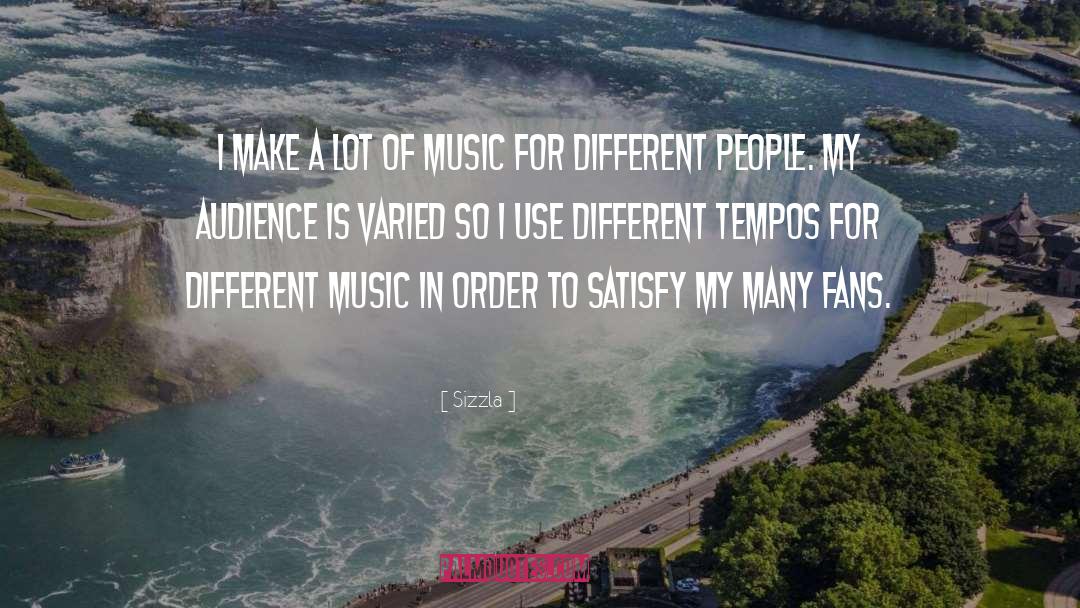 Different Music quotes by Sizzla