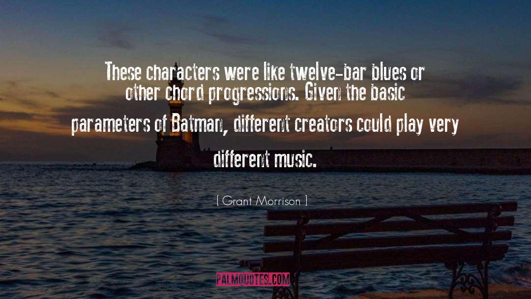 Different Music quotes by Grant Morrison