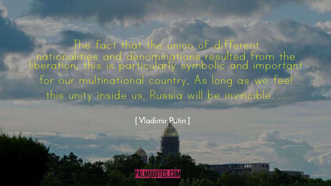 Different Nationalities quotes by Vladimir Putin