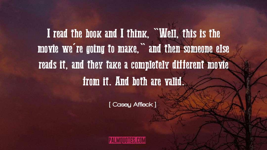 Different Paths quotes by Casey Affleck