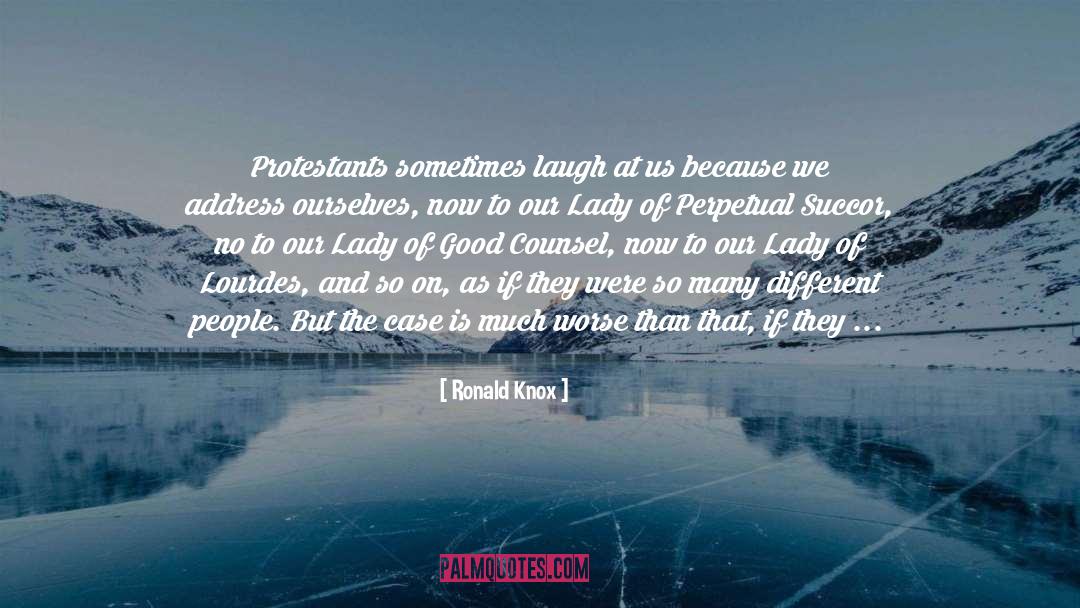 Different People quotes by Ronald Knox