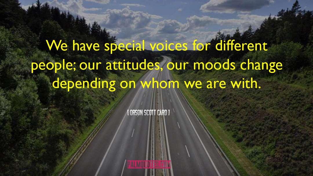 Different People quotes by Orson Scott Card