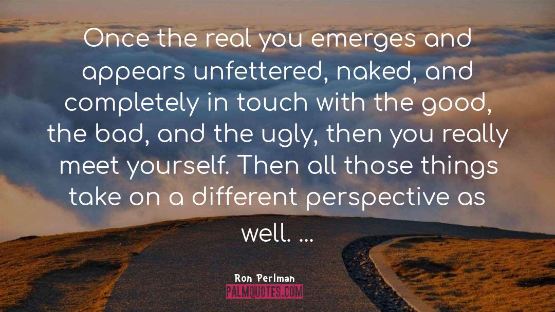 Different Perspective quotes by Ron Perlman