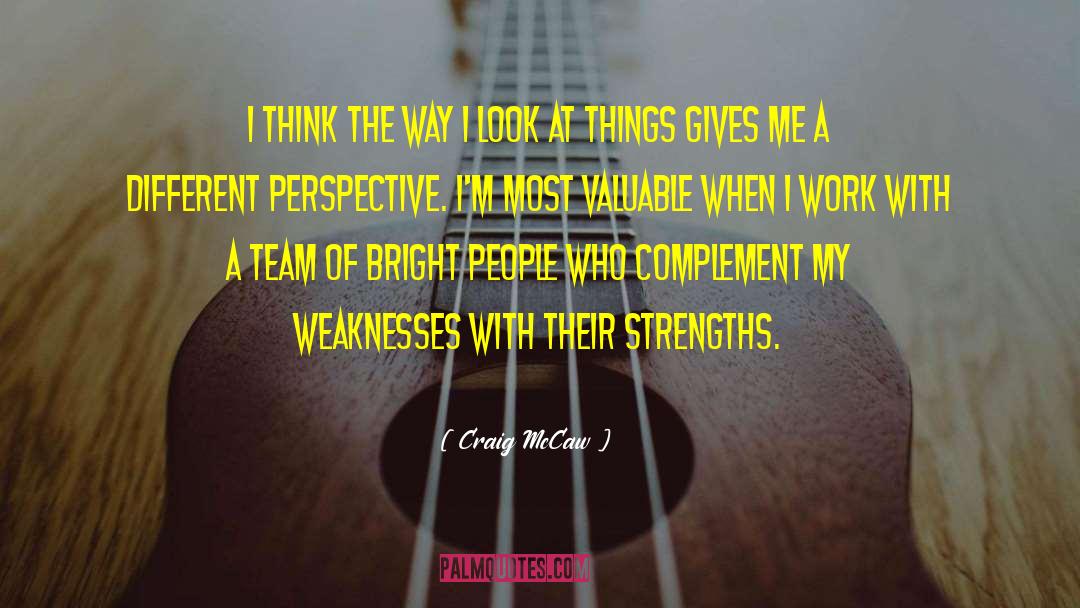 Different Perspective quotes by Craig McCaw