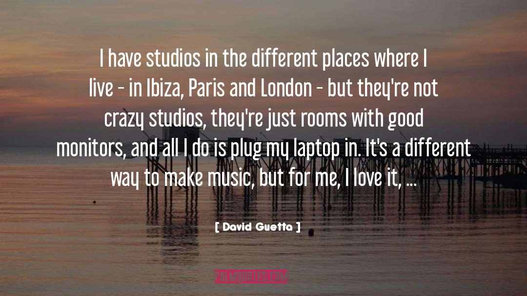 Different Place quotes by David Guetta