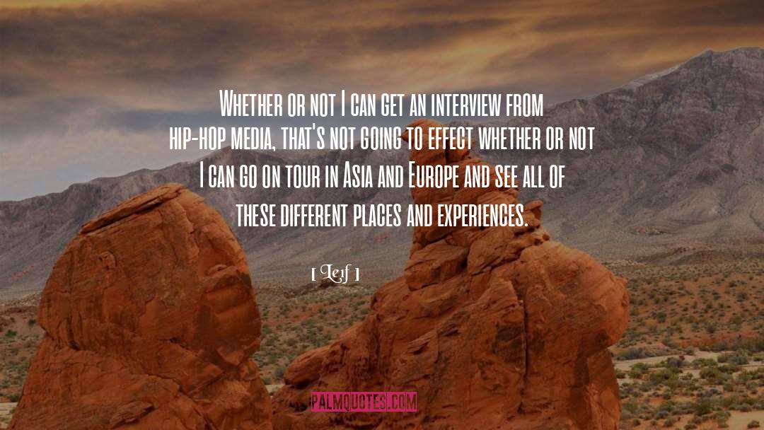 Different Places quotes by Le1f