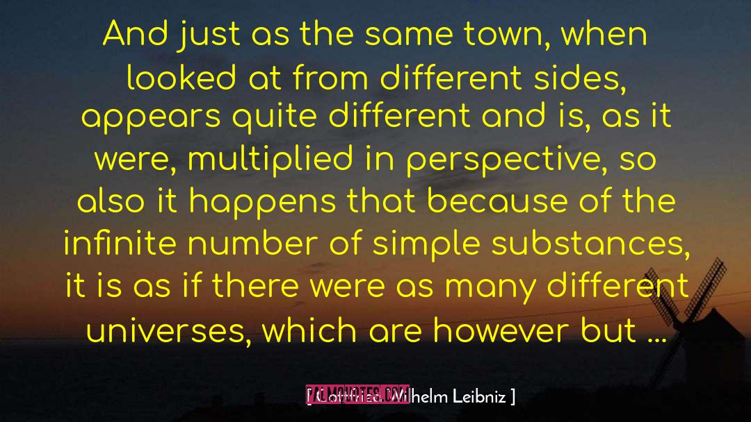 Different Point Of View quotes by Gottfried Wilhelm Leibniz