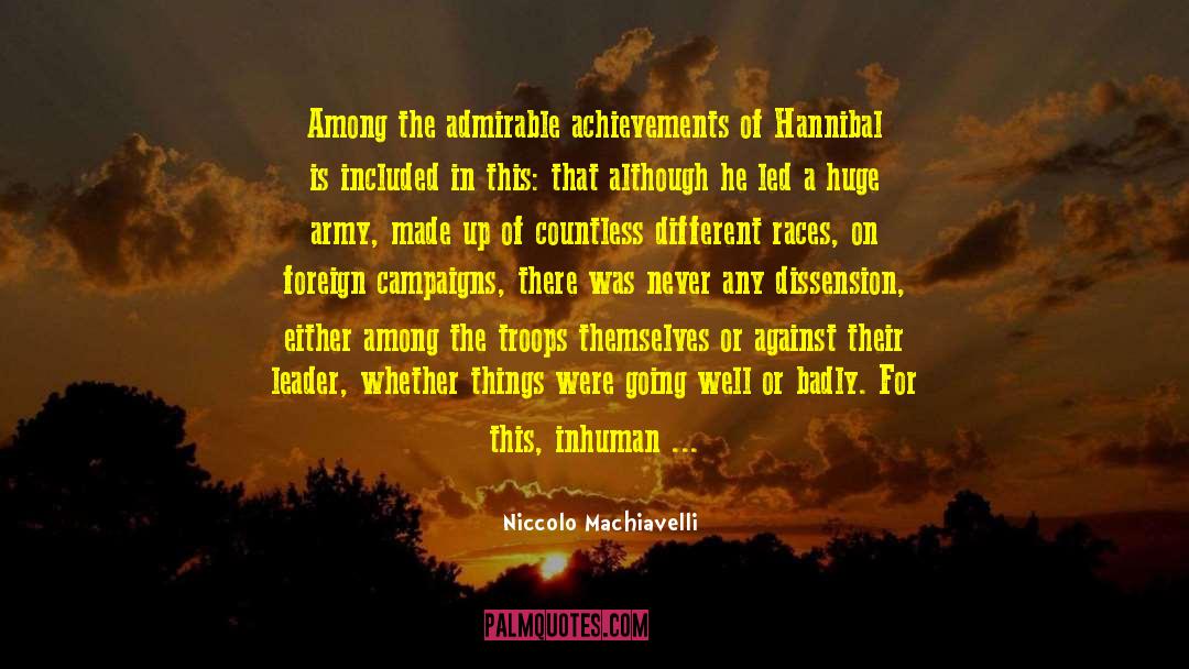 Different Races quotes by Niccolo Machiavelli