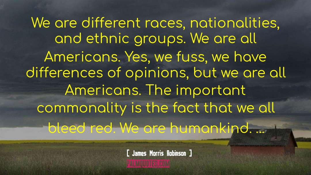 Different Races quotes by James Morris Robinson