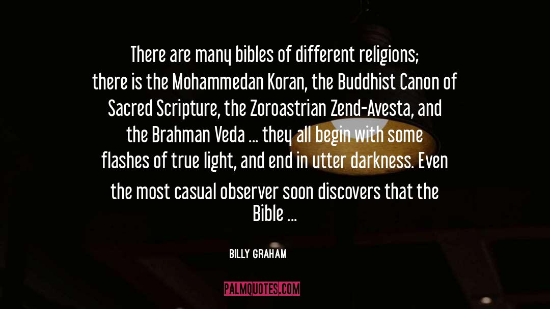 Different Religions quotes by Billy Graham