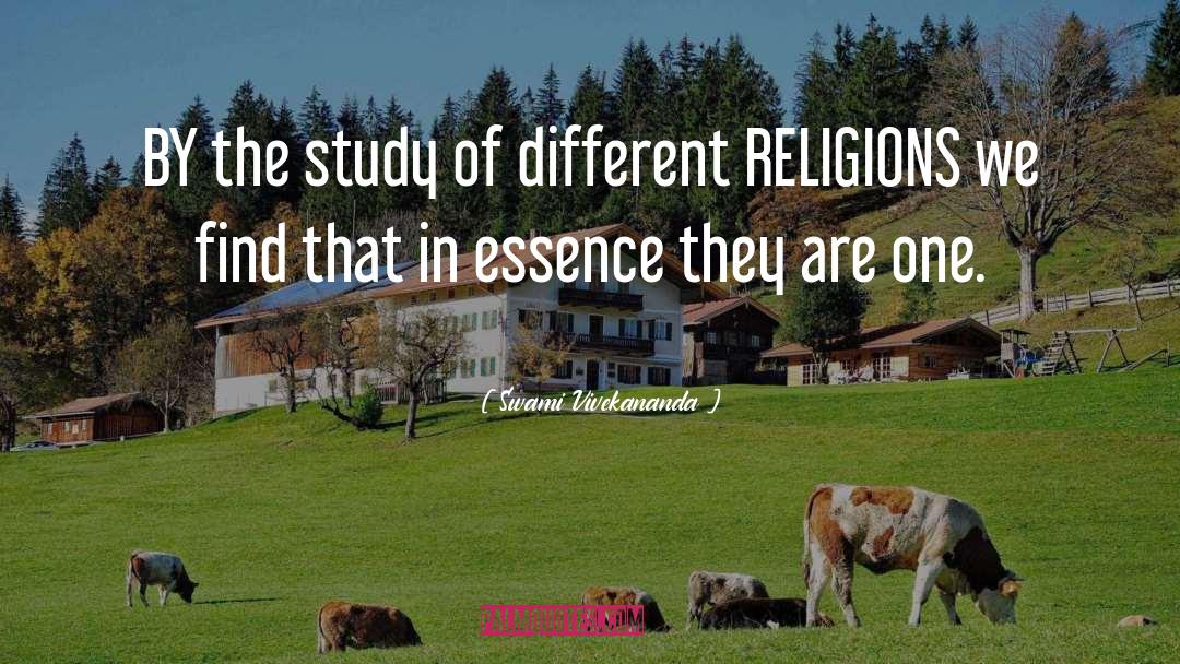 Different Religions quotes by Swami Vivekananda