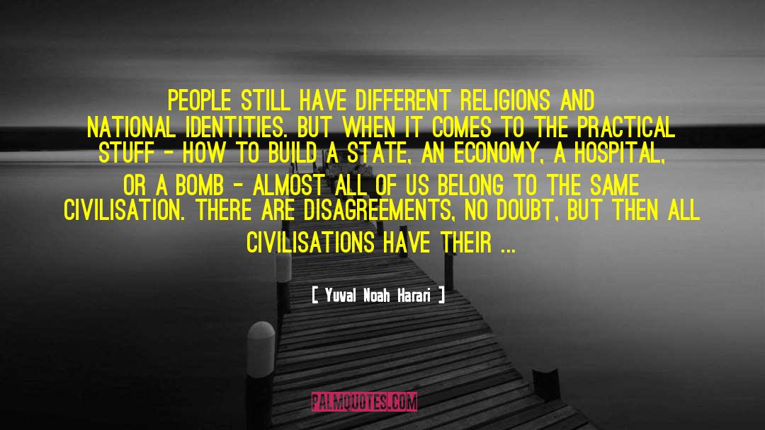 Different Religions quotes by Yuval Noah Harari