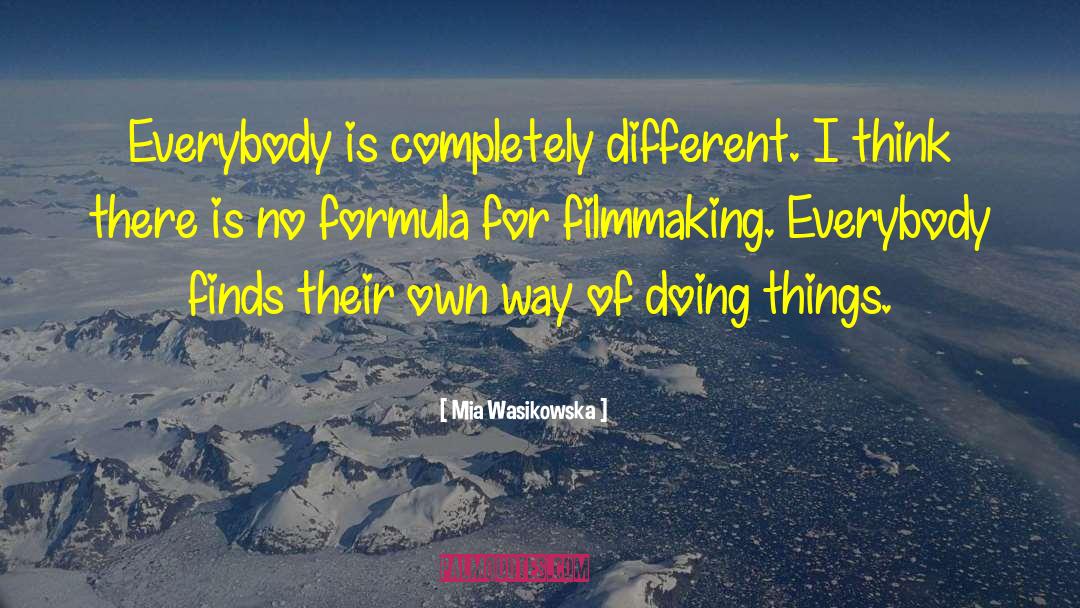 Different Seasons quotes by Mia Wasikowska