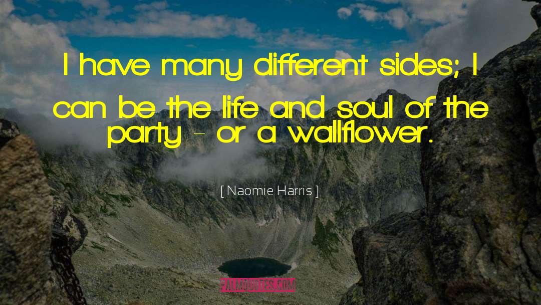 Different Sides quotes by Naomie Harris