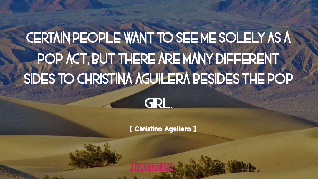 Different Sides quotes by Christina Aguilera