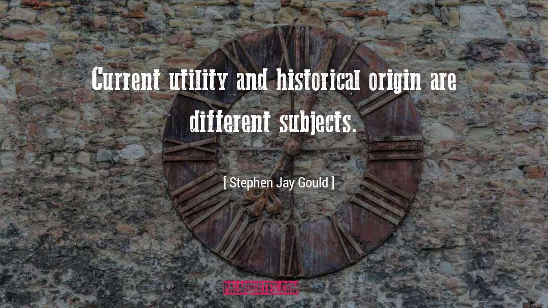 Different Subjects quotes by Stephen Jay Gould