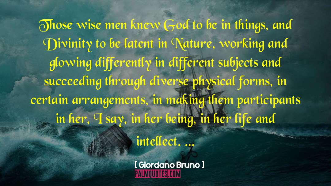 Different Subjects quotes by Giordano Bruno
