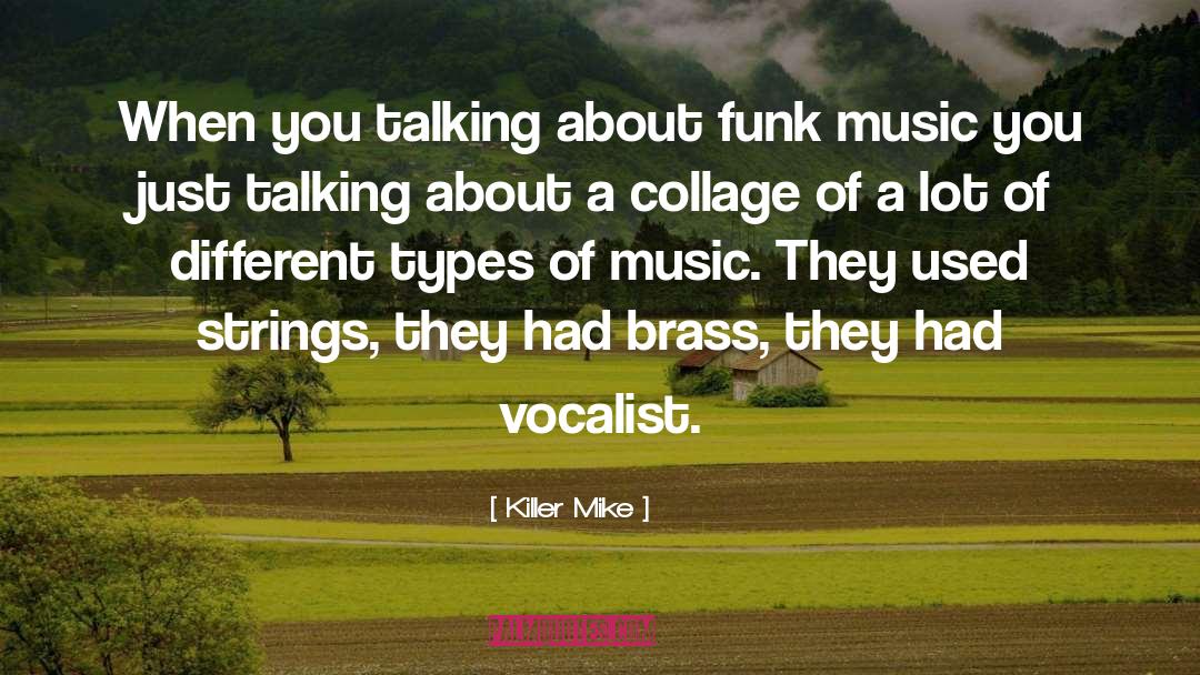 Different Types Of Music quotes by Killer Mike