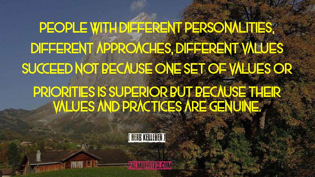 Different Values quotes by Herb Kelleher