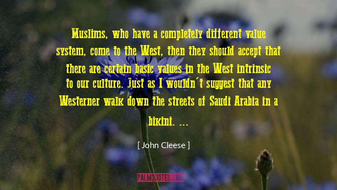 Different Values quotes by John Cleese