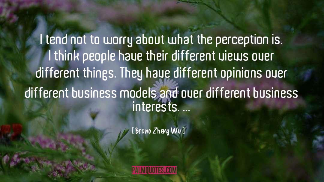 Different Views quotes by Bruno Zheng Wu