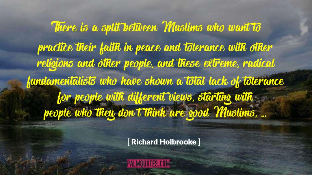 Different Views quotes by Richard Holbrooke