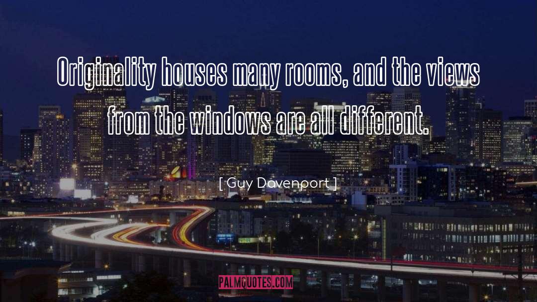 Different Views quotes by Guy Davenport