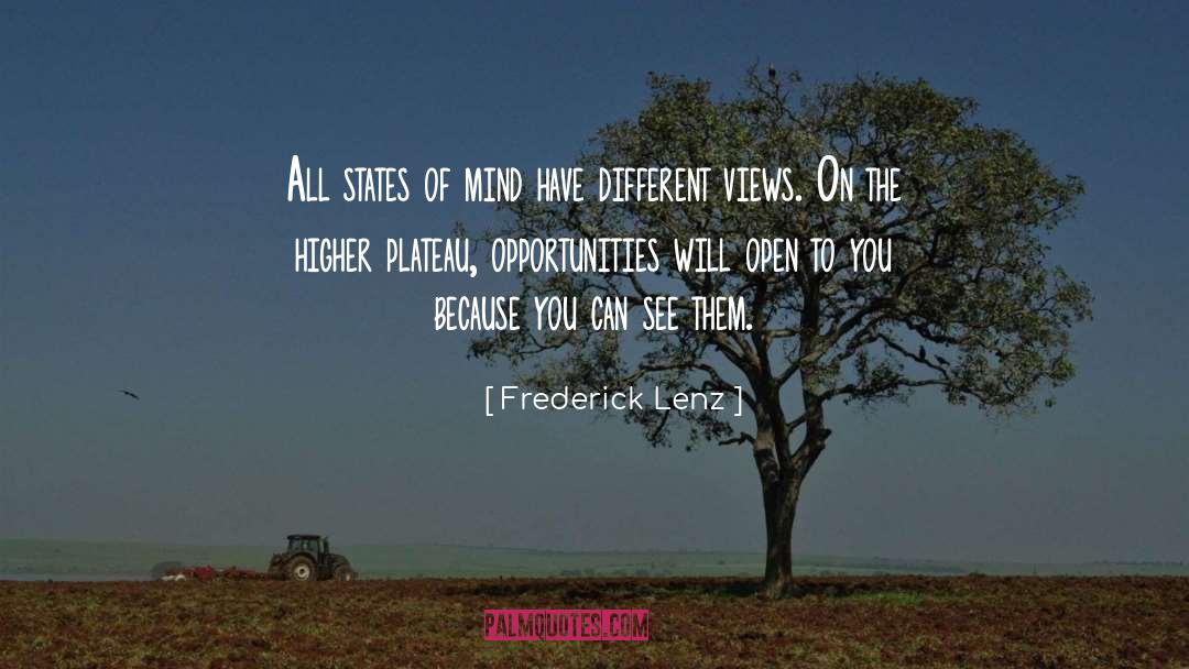 Different Views quotes by Frederick Lenz