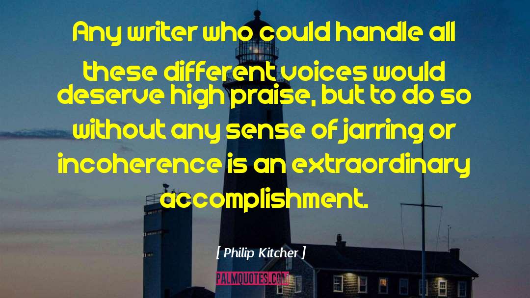 Different Voices quotes by Philip Kitcher