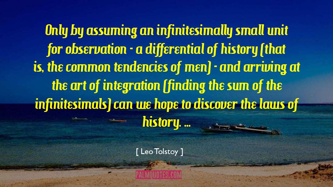 Differential Calculus quotes by Leo Tolstoy